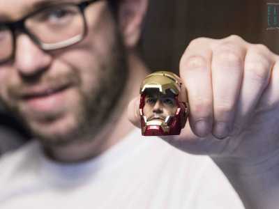Uno dei pezzi intercambiabili di Iron Man